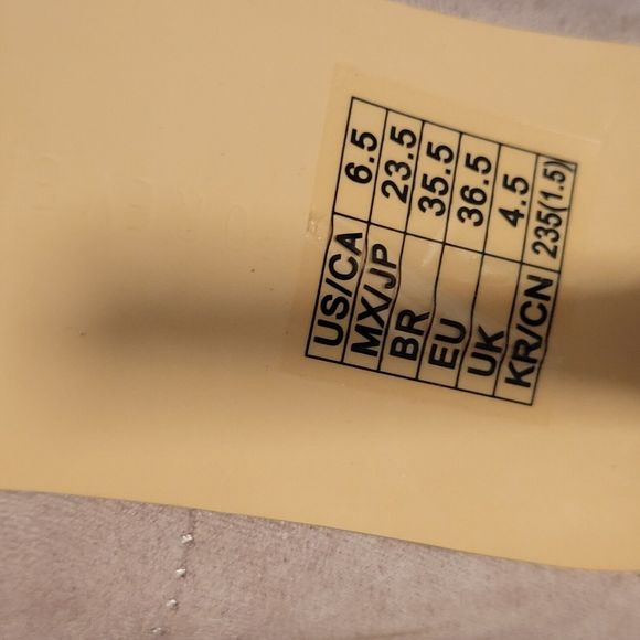 Forever 21 Beige Nude Suede Point Toe D'Orsay Heels Pumps US 6.5 - Picture 10 of 13